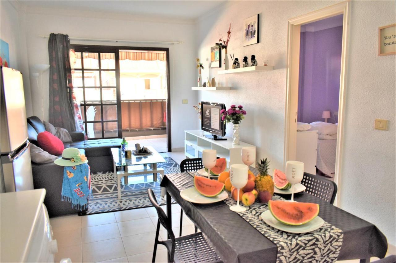 Cozy Apartment Tenerife South Wifi & Pool Costa Del Silencio Exteriör bild