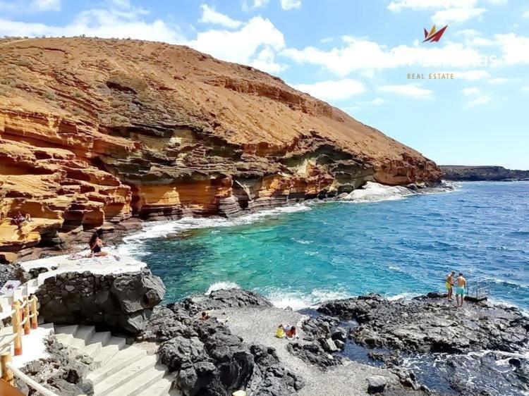 Cozy Apartment Tenerife South Wifi & Pool Costa Del Silencio Exteriör bild